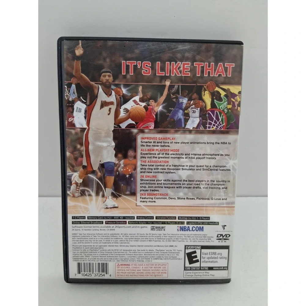 NBA 2K8 (Sony PlayStation 2, 2007)